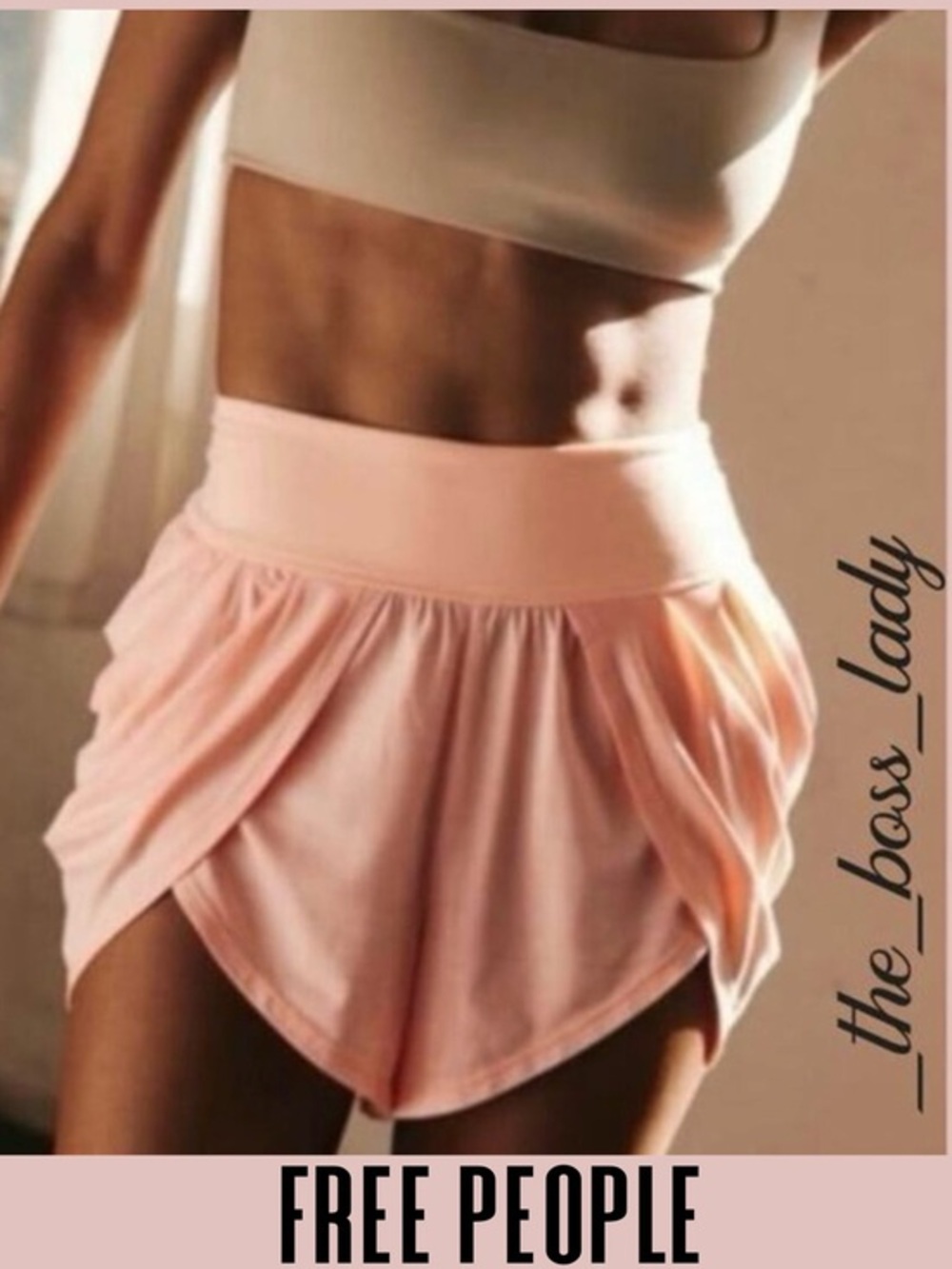 Free People shorts activewear hiking running Movement gym workout Small